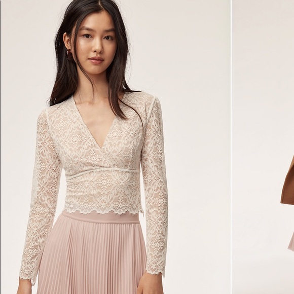 Aritzia lace shirt (I’m selling it in black) - Picture 2 of 2